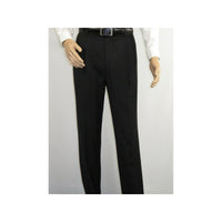 Men Apollo King Double Breasted Formal Business Suit Pleated Pants DM21 Black - J.Valintin Men's Wear Legend - 80247