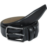 Men Black Genuine Leather Belt PIERO ROSSI Turkey Soft Full Grain #Black - B - J.Valintin Men's Wear Legend - 97230