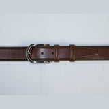 Men Brown Genuine Leather Belt PIERO ROSSI Turkey Soft Full Grain #Brown - B - J.Valintin Men's Wear Legend - 97242