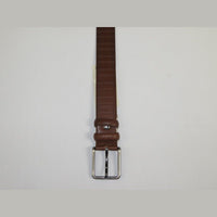 Men Brown Genuine Leather Belt PIERO ROSSI Turkey Soft Full Grain #Brown line - J.Valintin Men's Wear Legend - 97309