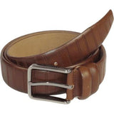 Men Brown Genuine Leather Belt PIERO ROSSI Turkey Soft Full Grain #Brown line - J.Valintin Men's Wear Legend - 97309