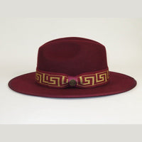 Men Bruno Capelo Hat Australian Wool Fedora Adjustable Size Wesley WE977 Wine. - J.Valintin Men's Wear Legend - 98089