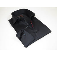 Men Dress Shirts AXXESS Turkey 100% Soft Egyptian Cotton 224 - 07 Solid Black - J.Valintin Men's Wear Legend - 99305