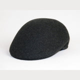 Men Fashion Classic Flannel Wool Ascot Ivy Hat Bruno Capelo Tyson TY108 Charcoal - J.Valintin Men's Wear Legend - 98115