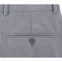 Men Flat Front Suit Separate Pants Slim Fit Soft Feel Slacks 202 - 2 Light Gray - J.Valintin Men's Wear Legend - 202 - 2 - Lt Gray Pants - 30