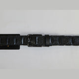 Men Genuine Leather Belt PIERO ROSSI Turkey Crocodile print Hand Stitch 69 Black - J.Valintin Men's Wear Legend - 97467