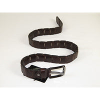 Men Genuine Leather Belt PIERO ROSSI Turkey Crocodile print Hand Stitch 69 Brown - J.Valintin Men's Wear Legend - 97479