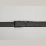 Men Genuine Leather Belt PIERO ROSSI Turkey Soft Full Grain Hand Stitch 301 Gray - J.Valintin Men's Wear Legend - 97365