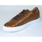 Men Harrison Myles Sneaker Dress Shoes Soft Comfort Lace Cushioned S2111 Cognac - J.Valintin Men's Wear Legend - 99054