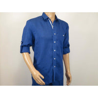 Men INSERCH premium Soft Linen Breathable 2pc Walking Leisure suit LS29116 Royal - J.Valintin Men's Wear Legend - 100682