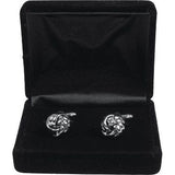 Men J.Valintin Cufflinks by Vitorofolo for French Cuff Shirt V29 - 19 Silver - J.Valintin Men's Wear Legend - 98367