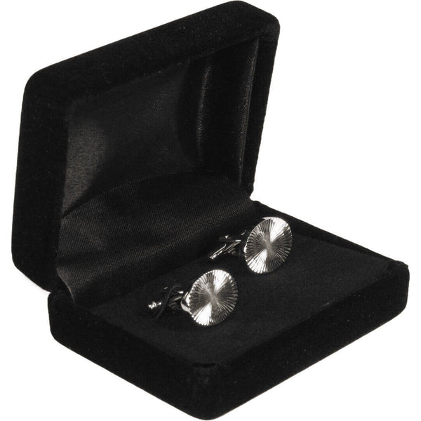 Men J.Valintin Cufflinks by Vitorofolo for French Cuff Shirt V29 - 32 Silver - J.Valintin Men's Wear Legend - 111350