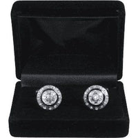 Men J.Valintin Cufflinks by Vitorofolo for French Cuff Shirt V39 - 44 Crystal - J.Valintin Men's Wear Legend - 98394