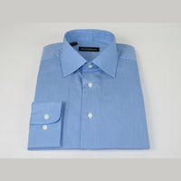 Men Mondego 100% Cotton Dress Sport shirt Regular Modern fit sn6100 Blue Stripe - J.Valintin Men's Wear Legend - 4459