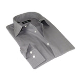 Men Mondego 100% Soft Cotton Dress Classic shirt Long Sleeves sn100 gray Solid - J.Valintin Men's Wear Legend - 4301