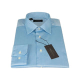 Men Mondego 100% Soft Cotton Dress Classic shirt Long Sleeves sn400 Solid Blue - J.Valintin Men's Wear Legend - 4327