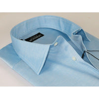 Men Mondego 100% Soft Cotton Dress Classic shirt Long Sleeves sn400 Solid Blue - J.Valintin Men's Wear Legend - 4327