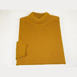 Men PRINCELY Made in Turkey Soft Merinos Wool Sweater Knits Mock 1011 - 00 Gold - J.Valintin Men's Wear Legend - 96657