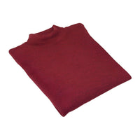 Men PRINCELY Soft Comfort Merinos Wool Sweater Knits Mock 1011 - 00 Cranberry - J.Valintin Men's Wear Legend - 1011 - 00 Cran - M