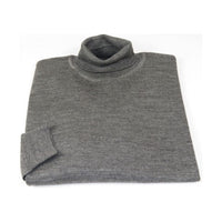 Men PRINCELY Turtle neck Sweater From Turkey Merino Wool 1011 - 80 Mid. Gray - J.Valintin Men's Wear Legend - 1011 - 80 Mid Gray - L