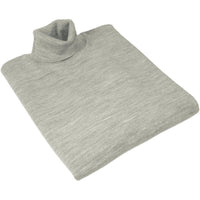 Men PRINCELY Turtle neck Sweater From Turkey Merino Wool 1011 - 80 Silver - J.Valintin Men's Wear Legend - 1011 - 80 Silver - M