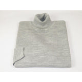 Men PRINCELY Turtle neck Sweater From Turkey Merino Wool 1011 - 80 Silver - J.Valintin Men's Wear Legend - 1011 - 80 Silver - M