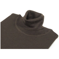 Men PRINCELY Turtle neck Sweater From Turkey Soft Merino Wool 1011 - 80 Brown - J.Valintin Men's Wear Legend - 96745