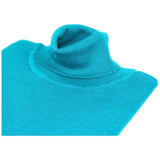 Men PRINCELY Turtle neck Sweater From Turkey Soft Merino Wool 1011 - 80 Teal - J.Valintin Men's Wear Legend - 96717