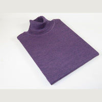 Men PRINCELY Turtle neck Sweater From Turkey Soft Merinos Wool 1011 - 80 Purple - J.Valintin Men's Wear Legend - 96709