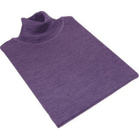 Men PRINCELY Turtle neck Sweater From Turkey Soft Merinos Wool 1011 - 80 Purple - J.Valintin Men's Wear Legend - 96709