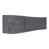 Men Renoir Flat Front Pants 100% Wool Super 140's Classic Fit 508 - 3 Mid gray - J.Valintin Men's Wear Legend - 74341