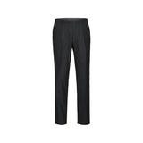 Men Renoir Flat Front Pants 100% Wool Super 140's Classic Fit 555 - 3 Charcoal - J.Valintin Men's Wear Legend - 555 - 3 30 p