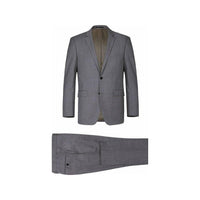 Men Renoir Suit Separate Super 140 Wool Two Button Classic Fit 508 - 3 Mid Gray - J.Valintin Men's Wear Legend - 73422