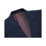 Men Renoir Suit Super 140s Soft Wool 2Button Side Vent Classic Fit 508 - 19 Navy - J.Valintin Men's Wear Legend - 73399