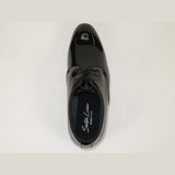 Men Santino Luciano Formal Dress Shoes Patent Leather Shiny Lace up F414 Black - J.Valintin Men's Wear Legend - 99038