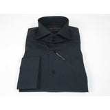 Men Shirt AXXESS Turkey Egyptian Cotton High Collar French Cuffs 224 - 05 Black - J.Valintin Men's Wear Legend - 99293