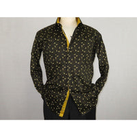 Men Shirt J.Valintin Turkey Usa Egyptian Cotton Axxess Style 2Z50 - 06 Black - J.Valintin Men's Wear Legend - 4894