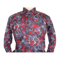 Men Shirt J.Valintin Turkey Usa Egyption Cotton Axxess Style 5406 - 04 Red - J.Valintin Men's Wear Legend - 4864