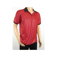 Men Sports Shirt DE - NIKO Short Sleeves Soft Modal Fashion Polo Shirt G1121 Red - J.Valintin Men's Wear Legend - 100181