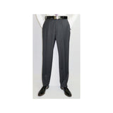 Men Suit ADOLFO 3Pc 100% Soft Wool Vested Business Formal 2 Button 1608 Charcoal - J.Valintin Men's Wear Legend - 26748