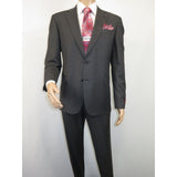 Men Suit BERLUSCONI Turkey 100% Soft Italian Wool Super 180's #Ber26 Gray Plaid - J.Valintin Men's Wear Legend - 100942