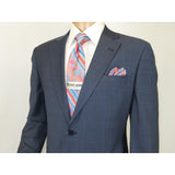 Men Suit BERLUSCONI Turkey 100% Soft Italian Wool Super 180's #Ber27 Navy Blue - J.Valintin Men's Wear Legend - 100949