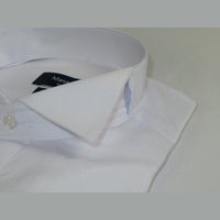 Men Tux Formal 100% Cotton Shirt MANSCHETT Turkey Slim Fit 303 - 01 White Wing tip - J.Valintin Men's Wear Legend - 96929