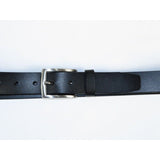 Men VALENTINI solid Leather Belt Classic Pin Buckle Big Sizes V801 black - J.Valintin Men's Wear Legend - 92176