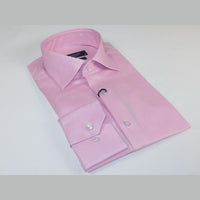 Mens 100% Cotton Oxford Shirt Manschett by Quesste Turkey Slim Fit 4029 - 02 Pink - J.Valintin Men's Wear Legend - 96854