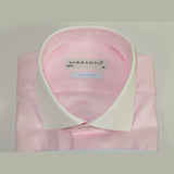 Mens 100% Italian Cotton Shirt High Quality Non Iron SORRENTO Turkey 4441 Pink - J.Valintin Men's Wear Legend - 96765