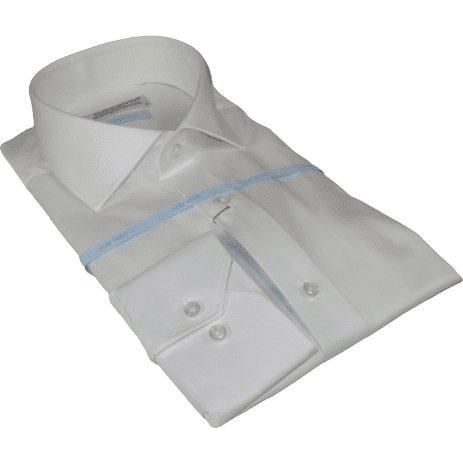 Mens 100% Italian Cotton Shirt High Quality Non Iron SORRENTO Turkey 4865 White - J.Valintin Men's Wear Legend - 96801