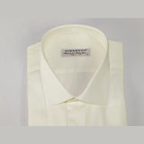 Mens 100% Italian Sheen Cotton Shirt High Quality SORRENTO Turkey 4791 Ivory - J.Valintin Men's Wear Legend - 96805