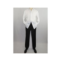 Mens 100% Linen Summer Shirt J.Valintin Turkey - Usa Axxess Style OBR78 - 01 White - J.Valintin Men's Wear Legend - 6884