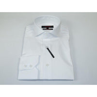 Men's Axxess Turkey Shirt 100% Egyptian Cotton High Collar 224 - 03 White Pique - J.Valintin Men's Wear Legend - 224 - 03 white - M